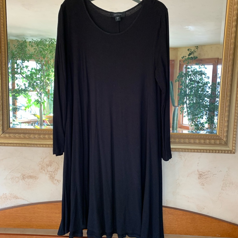 Karen Kane long sleeve black dress